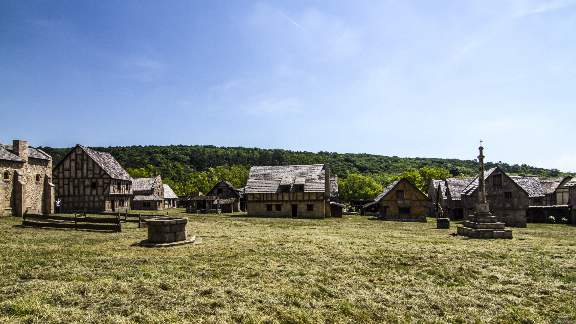 Travel in time to Medieval village